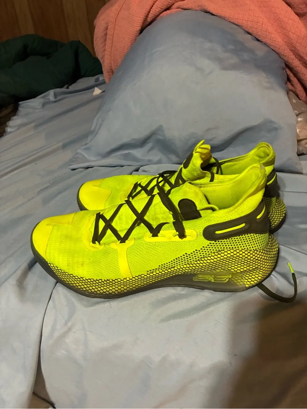 Neon Yellow Curry Sneakers